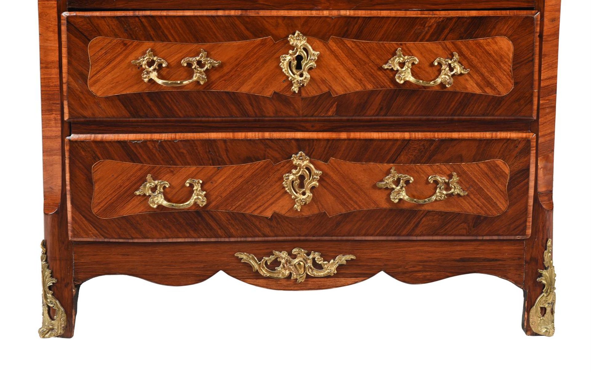 Y A LOUIS XV KINGWOOD TALL CHEST OF DRAWERS OR SEMAINIER - Image 4 of 4