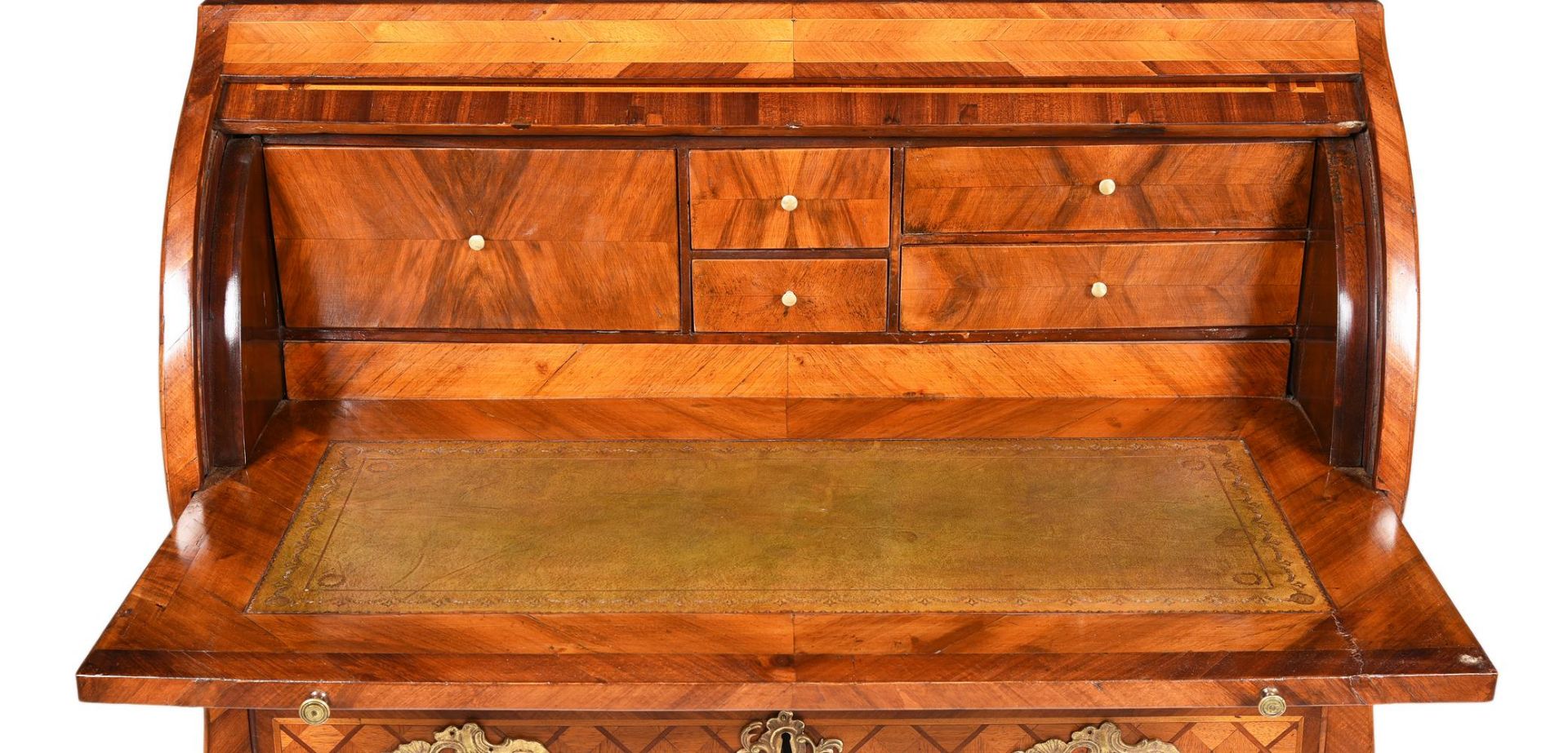 A LOUIS XVI PARQUETRY BUREAU - Image 2 of 2