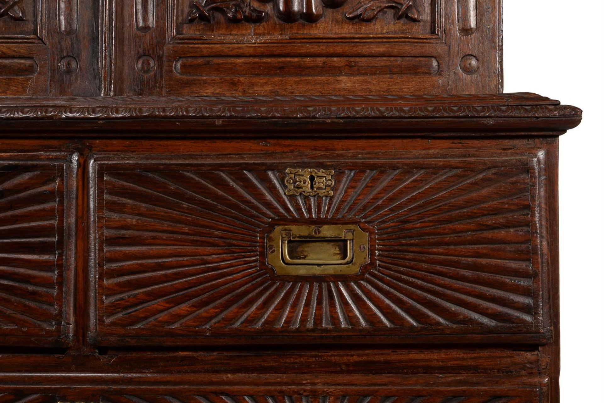 AN ANGLO-INDIAN EXOTIC HARDWOOD CABINET ON CHEST, THIRD QUARTER 19TH CENTURY - Bild 5 aus 8
