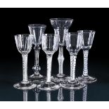 A SELECTION OF DRINKING GLASSES