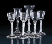 A SELECTION OF DRINKING GLASSES