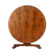 Y A WILLIAM IV ROSEWOOD CENTRE TABLE
