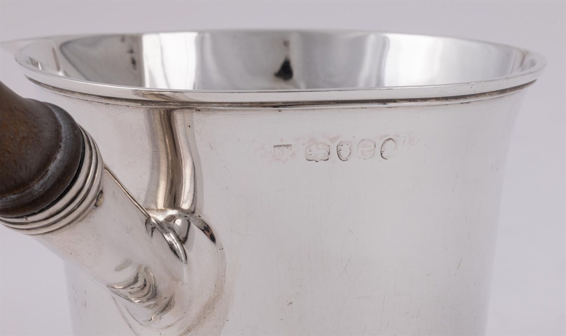 A GEORGE IV SILVER BRANDY PAN - Image 2 of 2