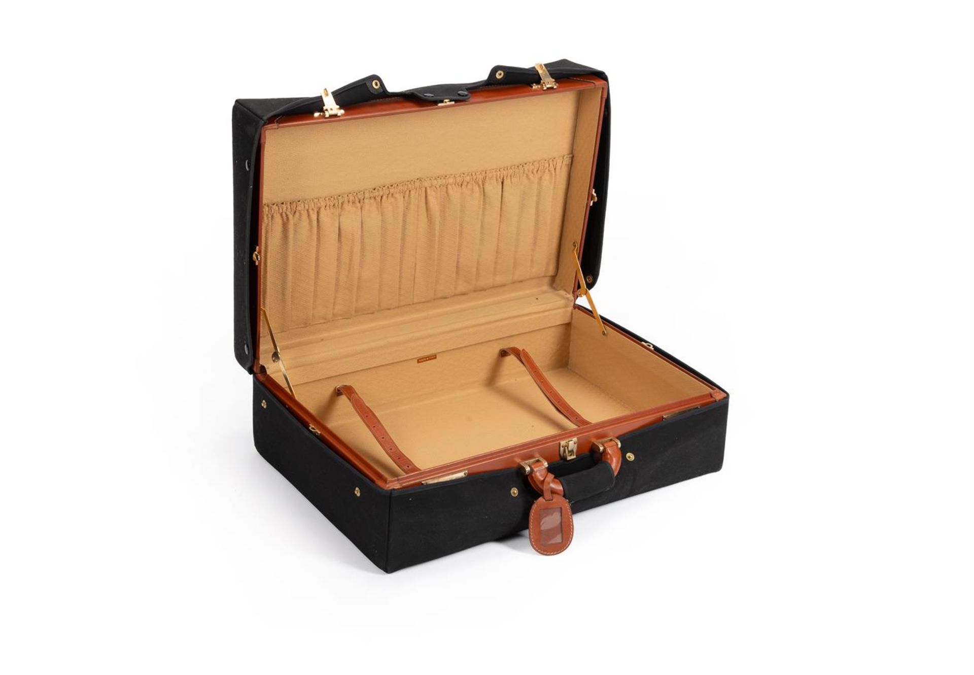 ASPREY, A TAN LEATHER SUITCASE - Image 2 of 2