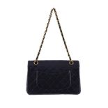CHANEL, CLASSIC FLAP, A NAVY QUILTED HANDBAG