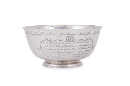 A SILVER LIMITED EDITION COPY OF THE LIBERTY BOWL