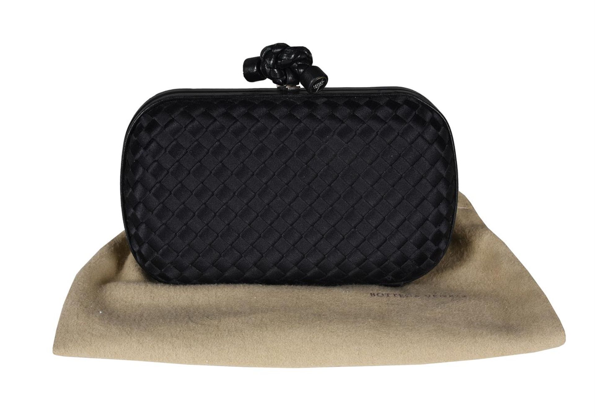 BOTTEGA VENETA, KNOT MINAUDIÈRE, A BLACK MINI CLUTCH - Image 4 of 4