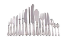 A SILVER PART TABLE SERVICE