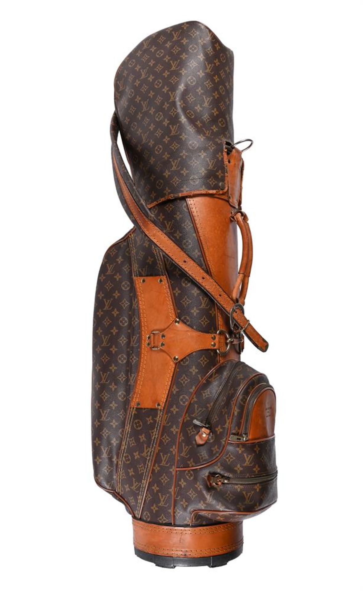 LOUIS VUITTON, MONOGRAM, A VINTAGE GOLF BAG