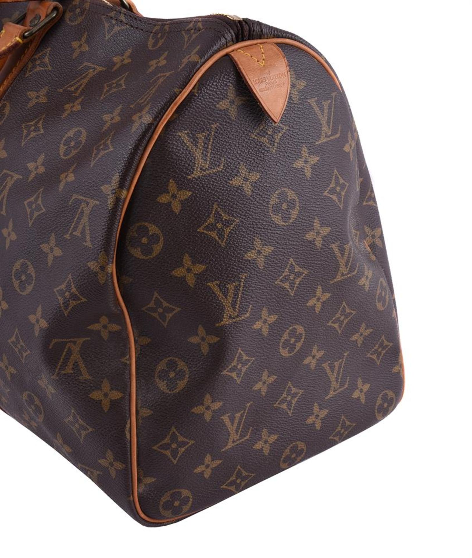 LOUIS VUITTON MONOGRAM, KEEPALL 45, A COATED CANVAS AND LEATHER TRAVEL BAG - Image 2 of 3