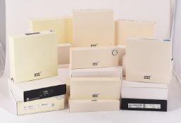 MONTBLANC, A COLLECTION OF EMPTY PEN BOXES