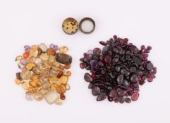 A COLLECTION OF UNMOUNTED STONES