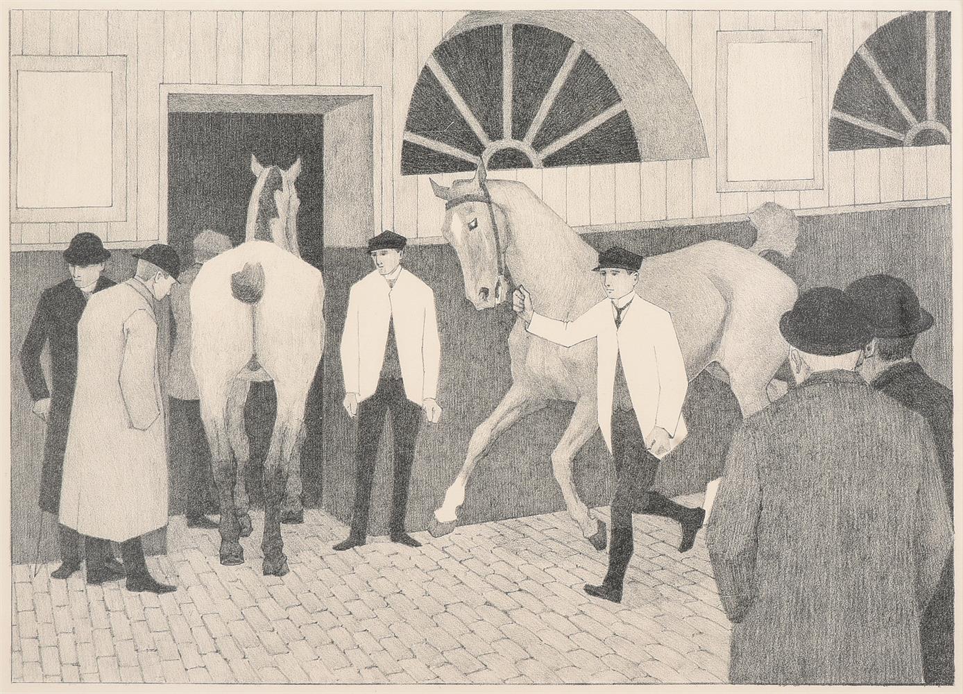 ROBERT POLHILL BEVAN (BRITISH 1865-1925) THE HORSE MART (BARBICAN NO. 1) (DRY 34) - Image 2 of 3