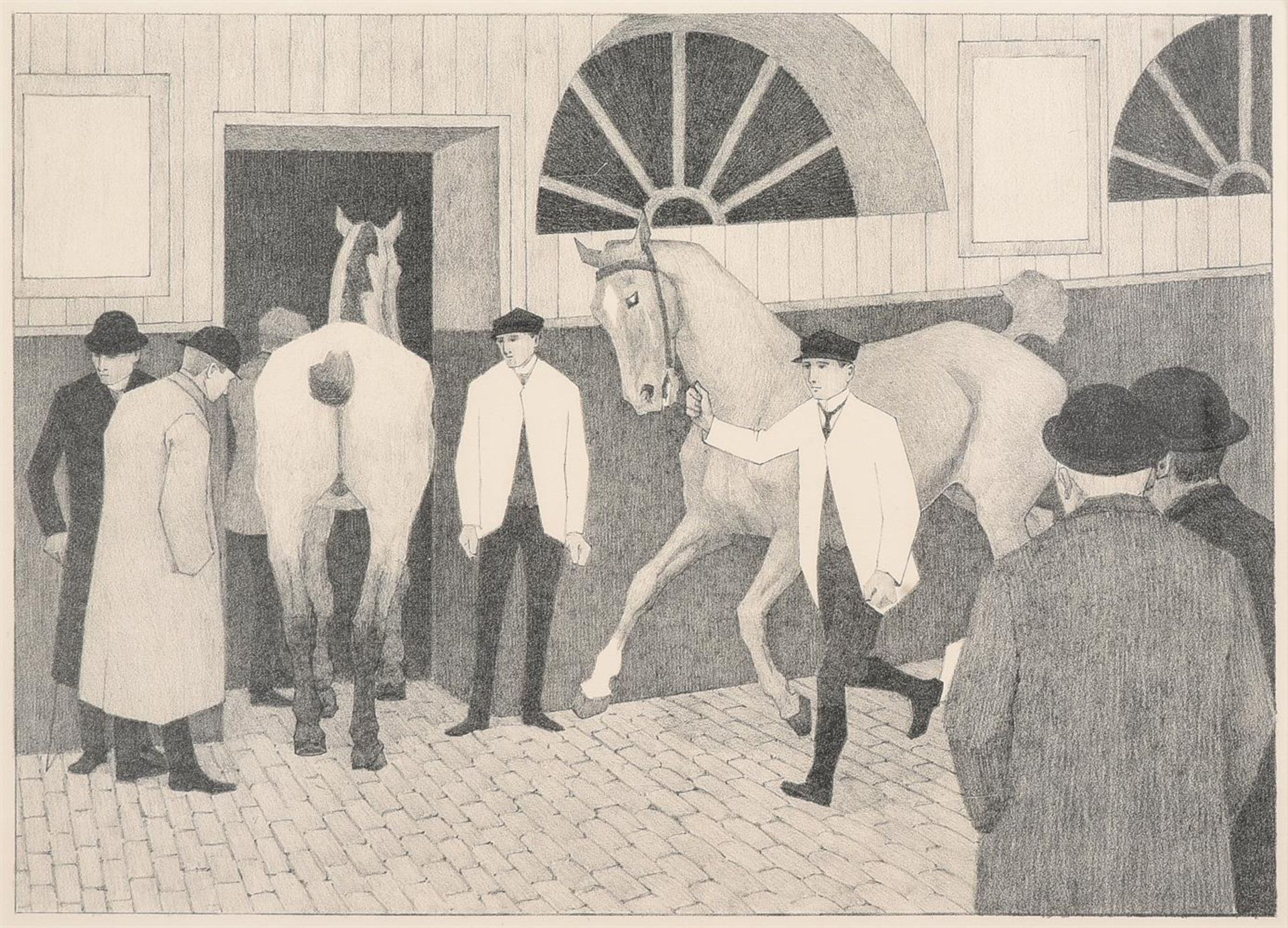 ROBERT POLHILL BEVAN (BRITISH 1865-1925) THE HORSE MART (BARBICAN NO. 1) (DRY 34) - Bild 2 aus 3