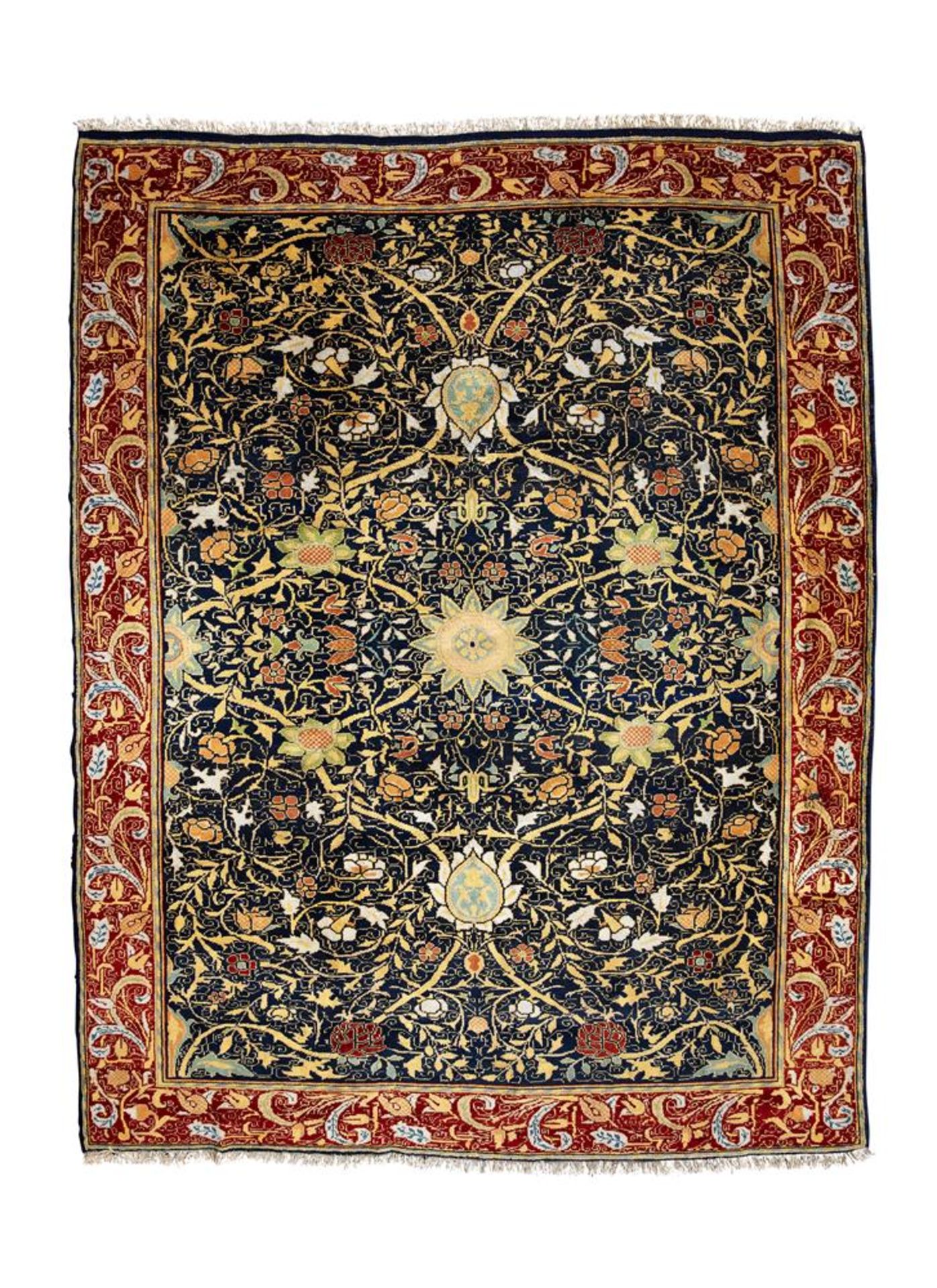 A CARPET OF WILLIAM MORRIS DESIGN, TURKISH, 21ST CENTURY