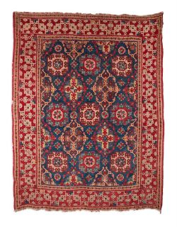 A 'SMALL-PATTERNED HOLBEIN' RUG, WESTERN ANATOLIA, 16TH CENTURY