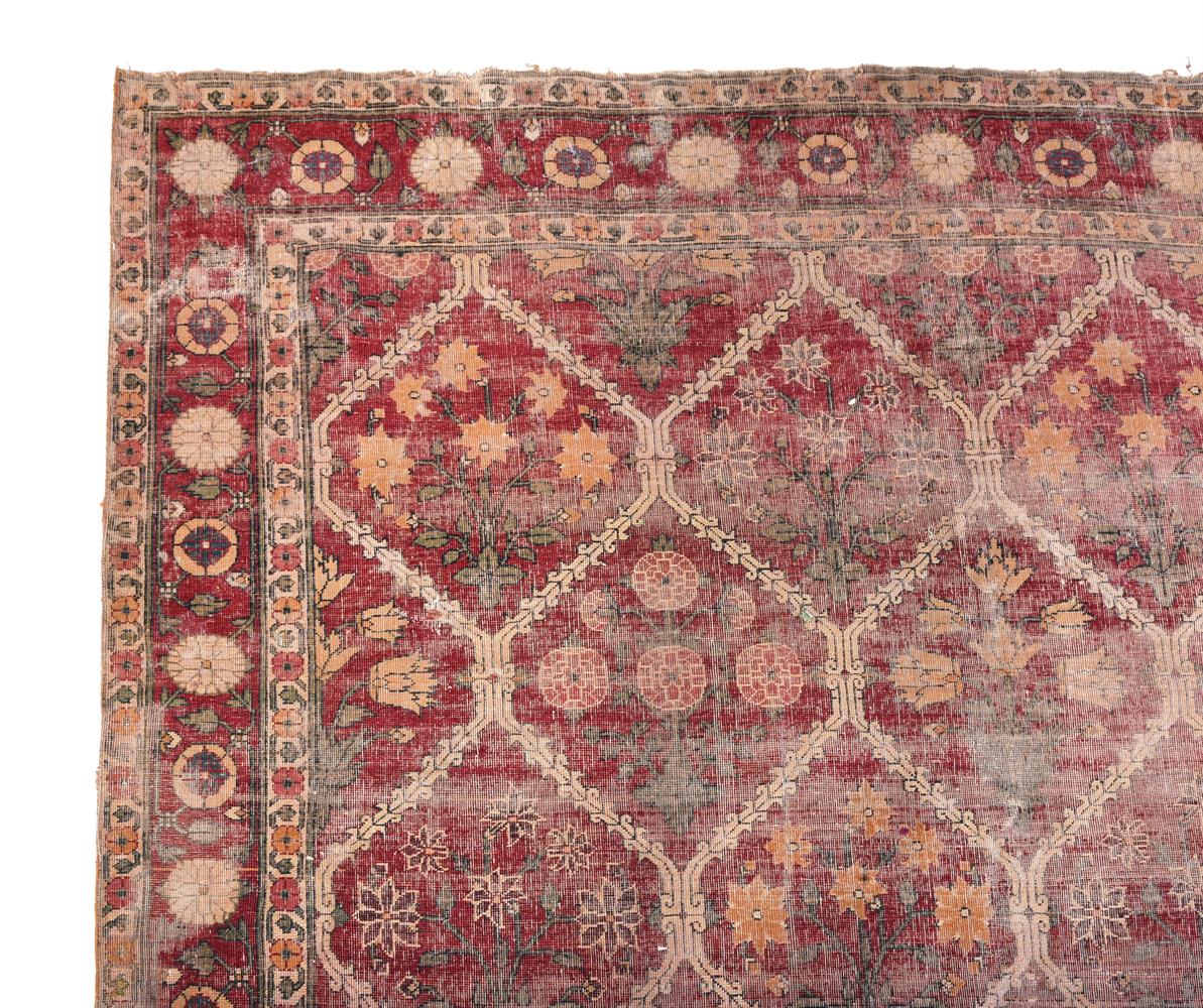A MUGHAL CARPET, NORTH INDIA LATE 17TH CENTURY - Image 2 of 3