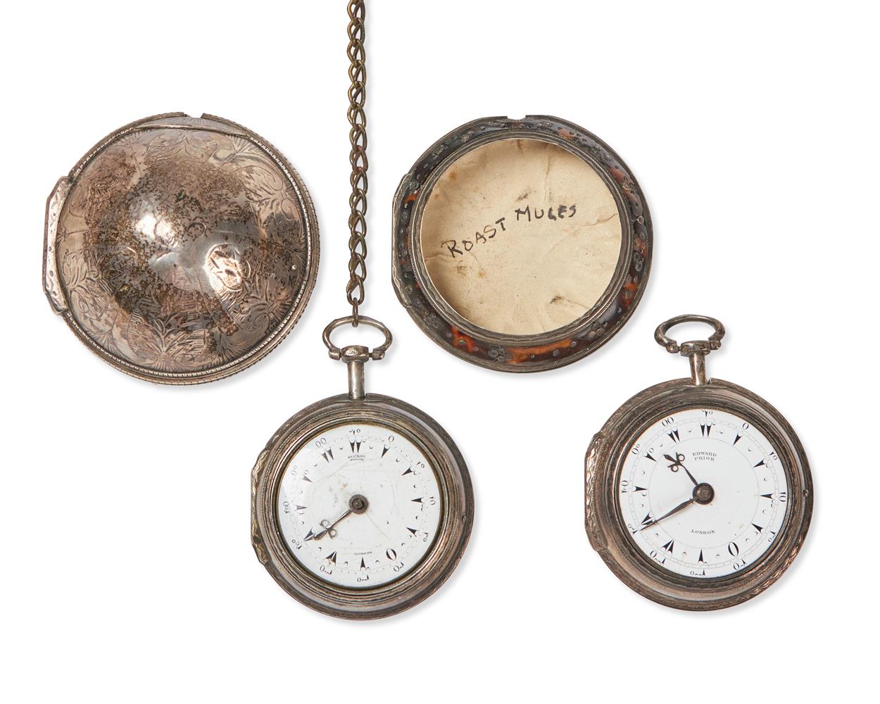 TWO EUROPEAN SILVER WATCHES FOR THE OTTOMAN MARKET, 19TH CENTURY - Image 2 of 4