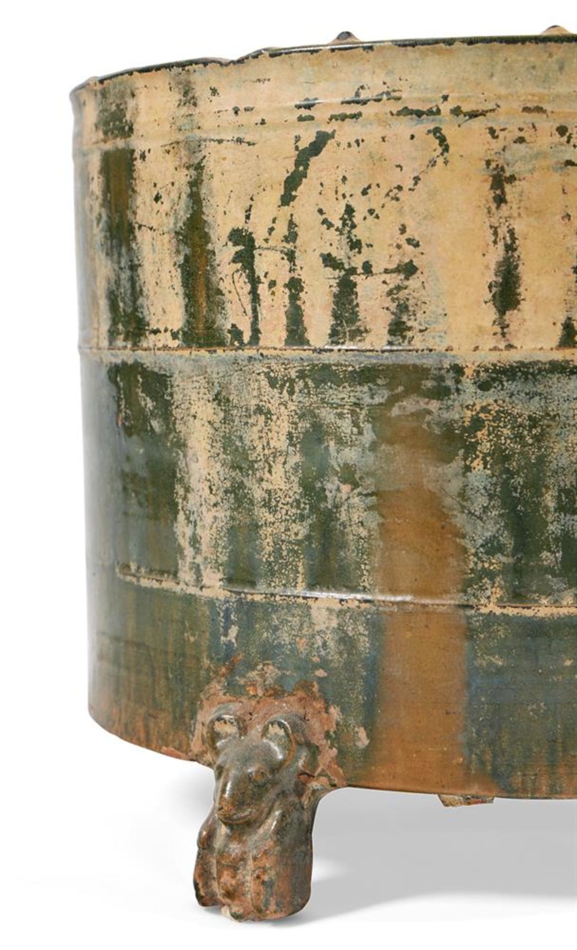 A GREEN GLAZED JARDINIERE, CHINESE, HAN DYNASTY (206BC-220AD) - Image 5 of 5