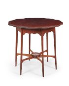 AN ARTS AND CRAFTS MAHOGANY CENTRE TABLE, BY MORRIS & CO., LATE 19TH CENTURY