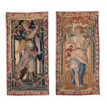 A PAIR OF FRENCH TAPESTRY PANELS, 17TH CENTURY