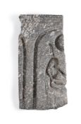 AN EGYPTIAN GRANITE FRAGMENTARY CARTOUCHE OF RAMESSES II OR RAMESSES III, 19TH-20TH DYNASTY