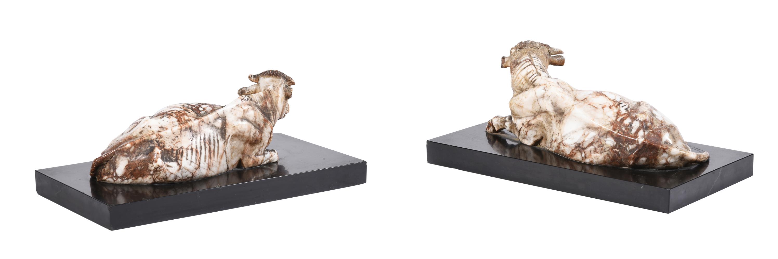 A PAIR OF DERBYSHIRE CARVED MODELS OF A BULL AND A COW, EARLY 19TH CENTURY - Image 5 of 5