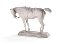 A PLASTER MODEL OF A HORSE, BY BRUCCIANI, LATE 19TH/EARLY 20TH CENTURY