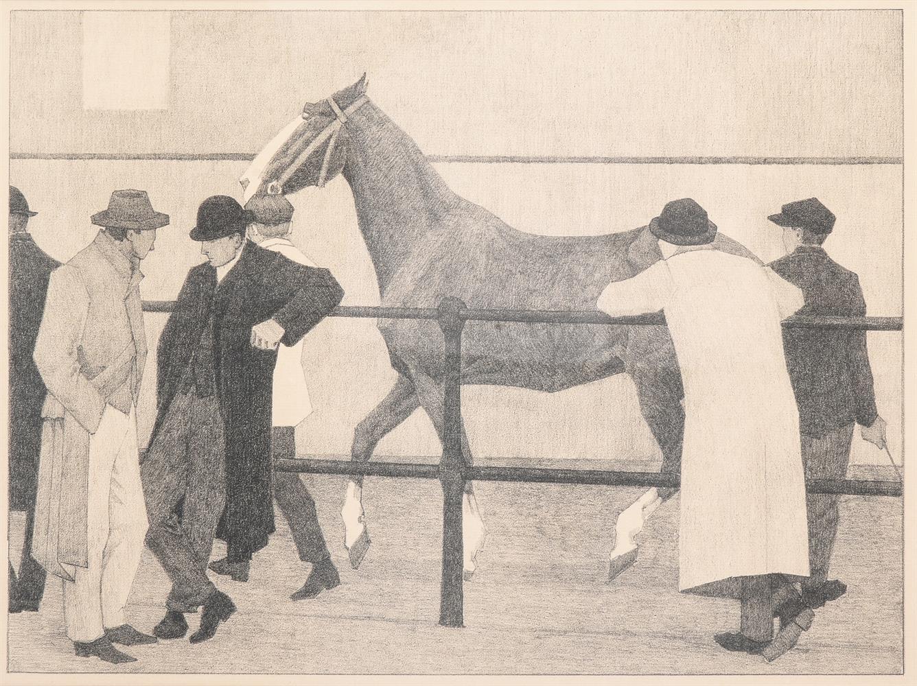 ROBERT POLHILL BEVAN (BRITISH 1865-1925), HORSE DEALERS (WARD'S REPOSITORY NO. 1) (DRY 33) - Image 2 of 3
