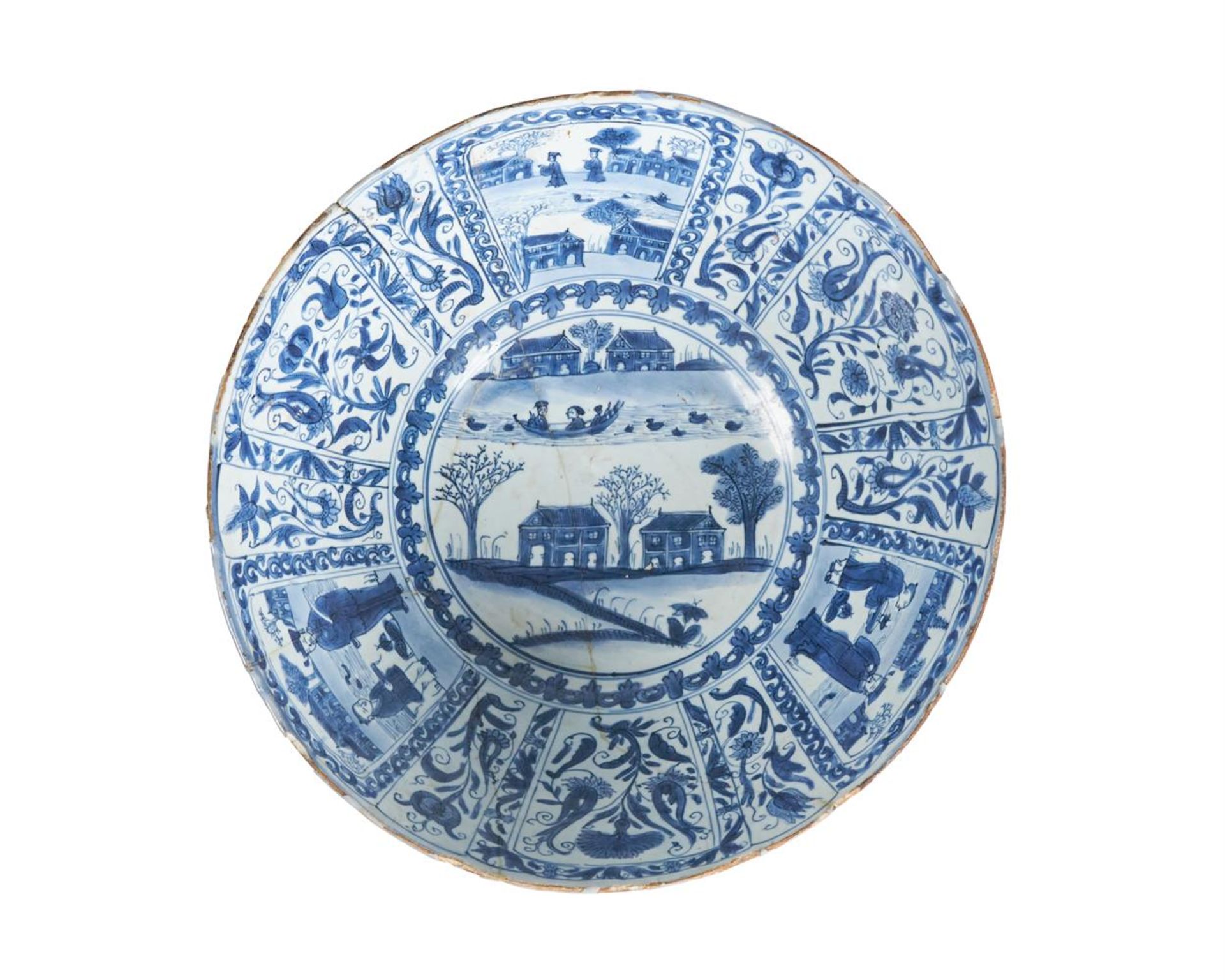 A 'KRAAK' BLUE AND WHITE DEEP BOWLCHINESE - Image 2 of 2
