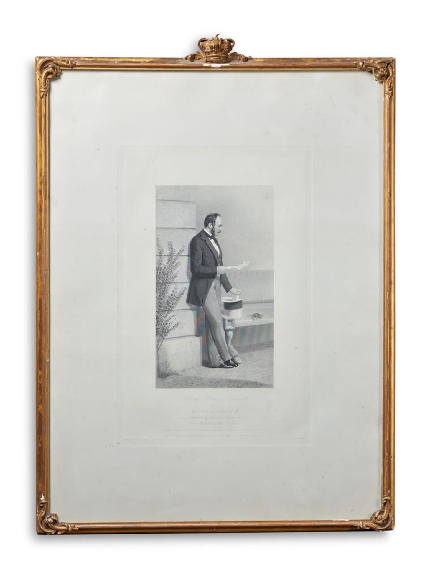 A GROUP OF FOUR PRINTS OF ROYAL INTEREST, INCLUDING: AFTER THORBURN, A PORTRAIT OF PRINCE ALBERT