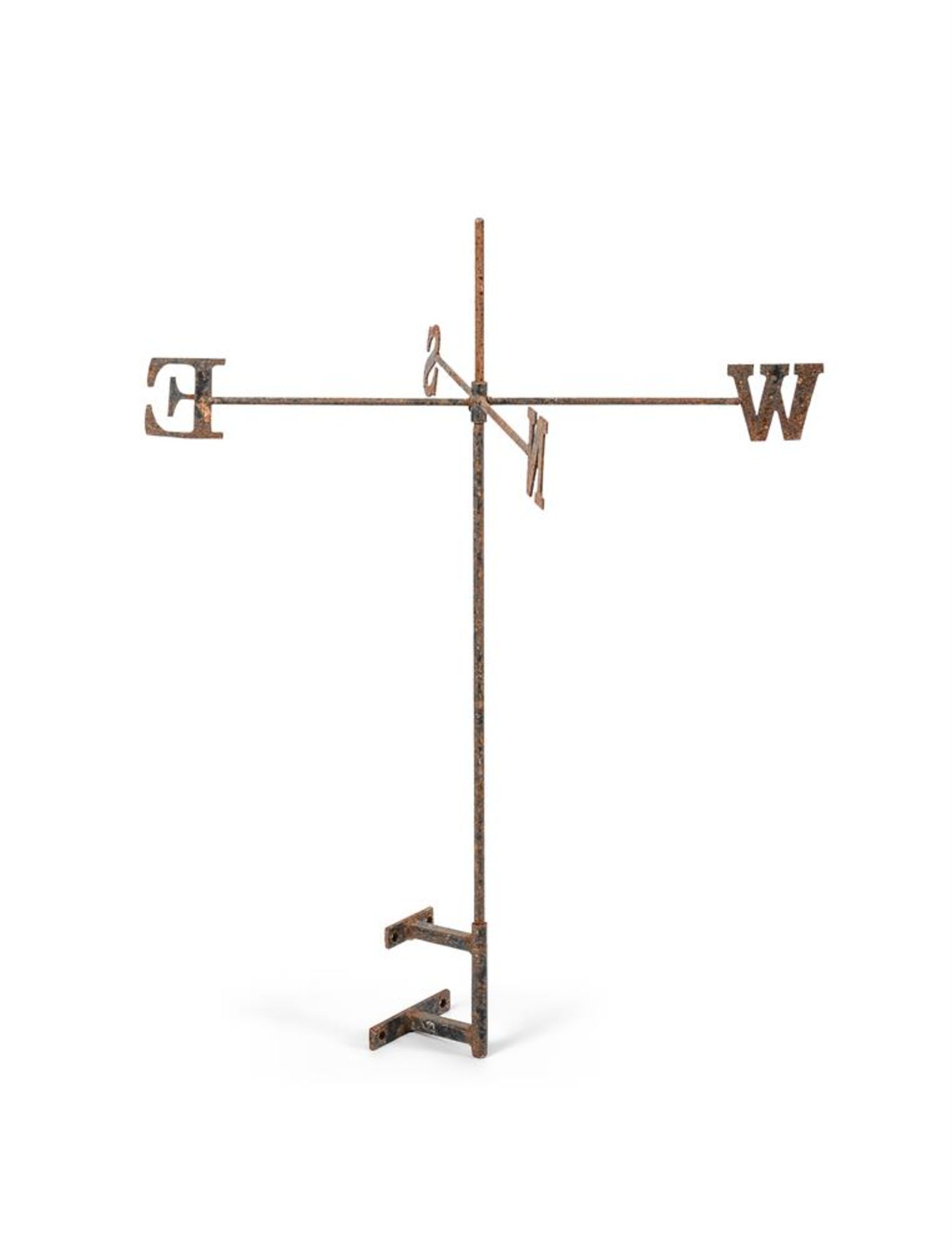 ASSORTED GARDEN METALWORK TO INCLUDE: VICTORIAN LAWN EDGING AND WEATHERVANE - Image 2 of 2