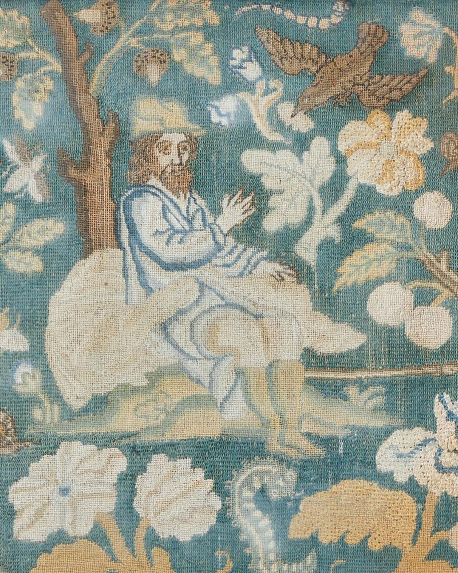 A NEEDLEWORK PICTURE, EARLY 18TH CENTURY - Image 2 of 3