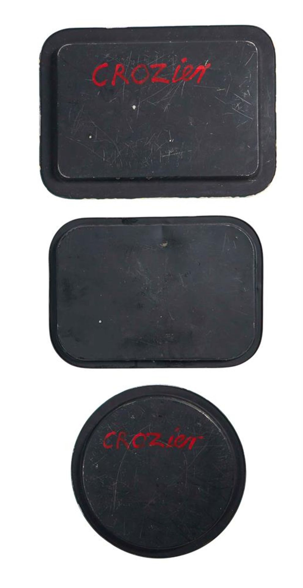 λ WILLIAM CROZIER (IRISH 1930-2011), TWO PAINTED TIN TRAYS, NO. 3 & 7 - Bild 5 aus 5