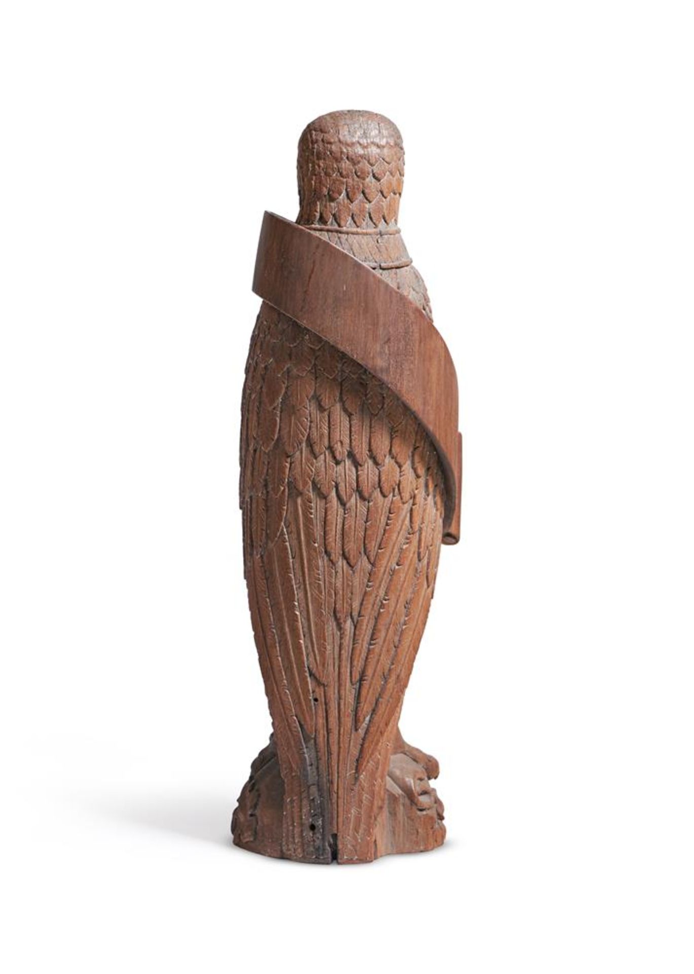 A VICTORIAN WALNUT CARVING OF A BIRD OF PREY ATTRIBUTED TO WILLIAM WHITE, CIRCA 1870 - Bild 5 aus 6