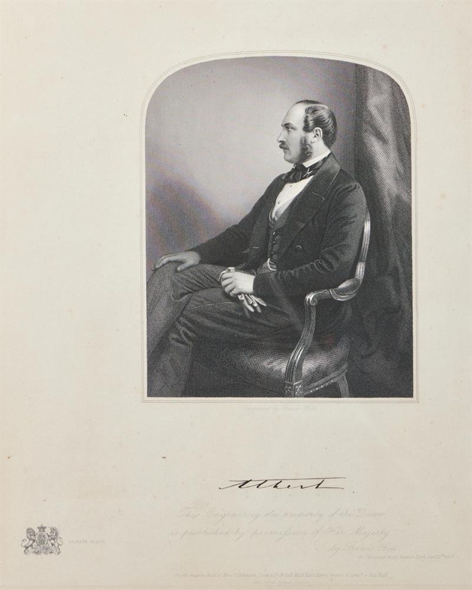 A GROUP OF FOUR PRINTS OF ROYAL INTEREST, INCLUDING: AFTER THORBURN, A PORTRAIT OF PRINCE ALBERT - Image 8 of 14