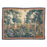 A VERDURE TAPESTRY OF A FORMAL GARDEN LANDSCAPE POSSIBLY, LILLE OR FLEMISH, EARLY 18TH CENTURY