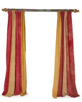 A PAIR OF ANATOLIAN WOOL STRIP CURTAINS, 20TH CENTURY