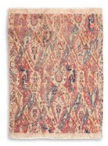 A CAUCASIAN DRAGON FRAGMENTARY CARPET, 17TH CENTURY