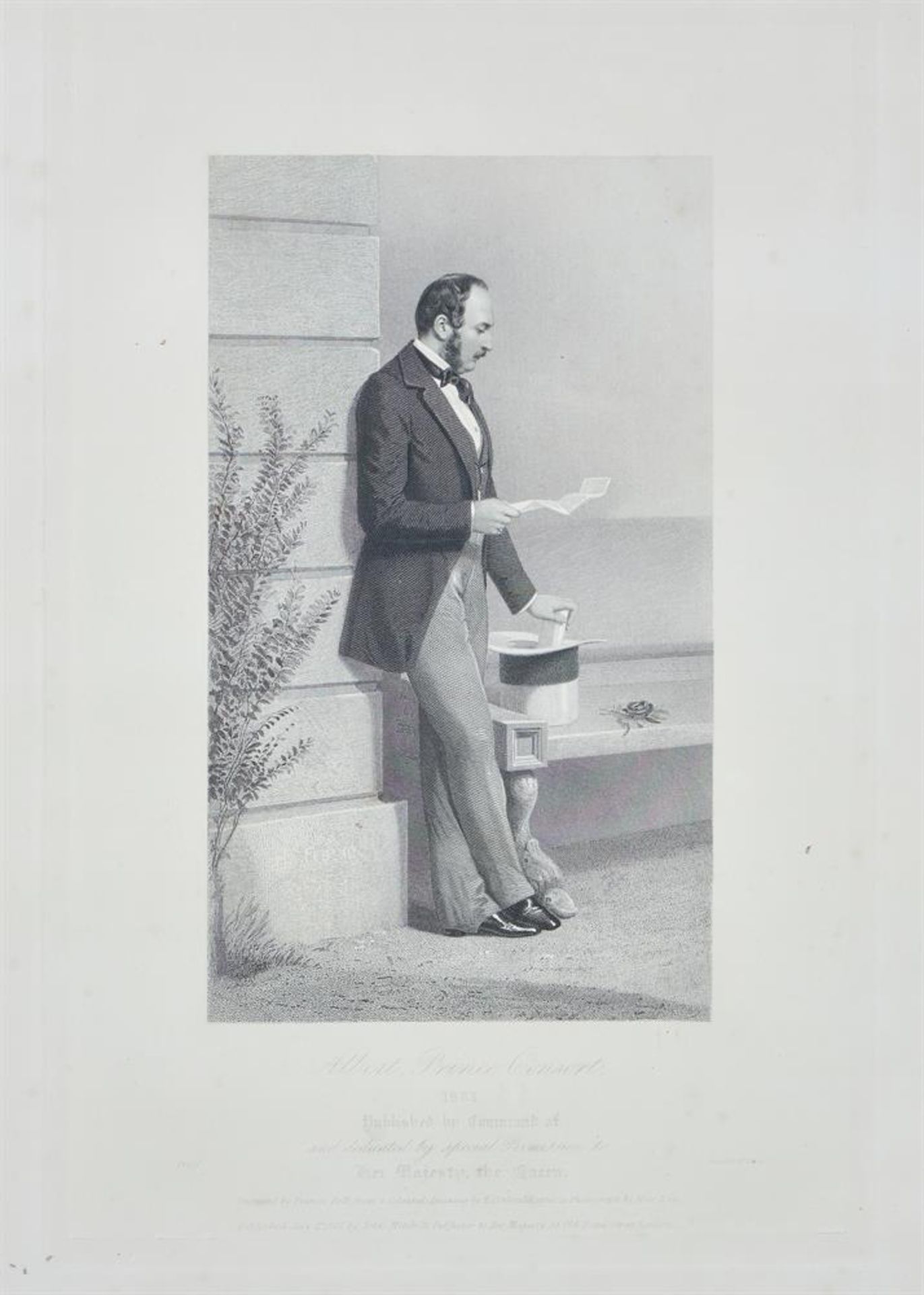 A GROUP OF FOUR PRINTS OF ROYAL INTEREST, INCLUDING: AFTER THORBURN, A PORTRAIT OF PRINCE ALBERT - Image 2 of 14