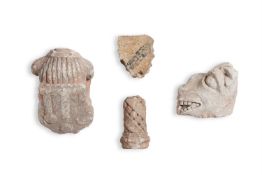 CARVED STONE FRAGMENTS, PROBABLY 11TH-13TH CENTURIES
