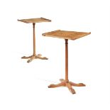 A PAIR OF ASH AND ELM OCCASIONAL TABLES DESIGNED BY ROBERT LORIMER, EARLY 20TH CENTURY