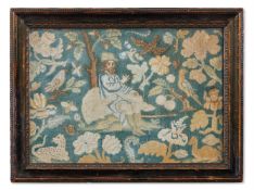 A NEEDLEWORK PICTURE, EARLY 18TH CENTURY