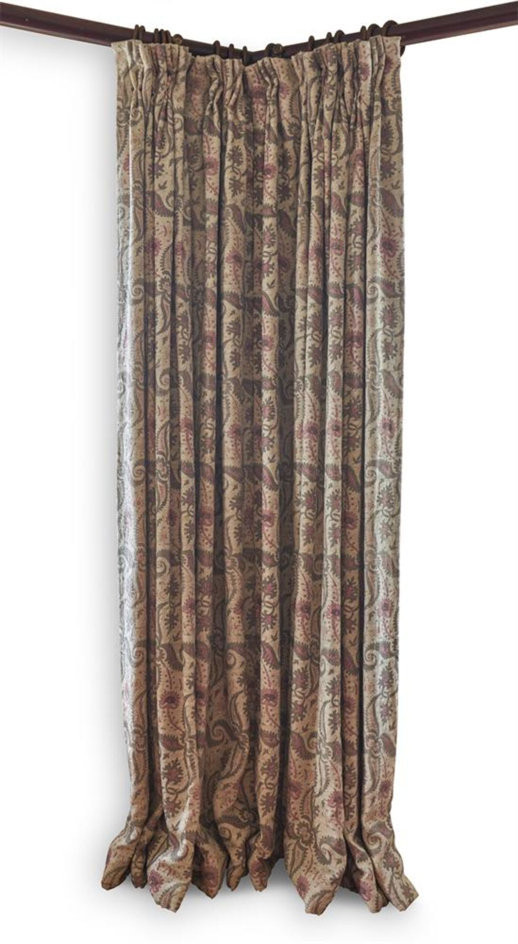 THREE PAIRS OF 'RENNES' CURTAINS BY ROBERT KIME LTD