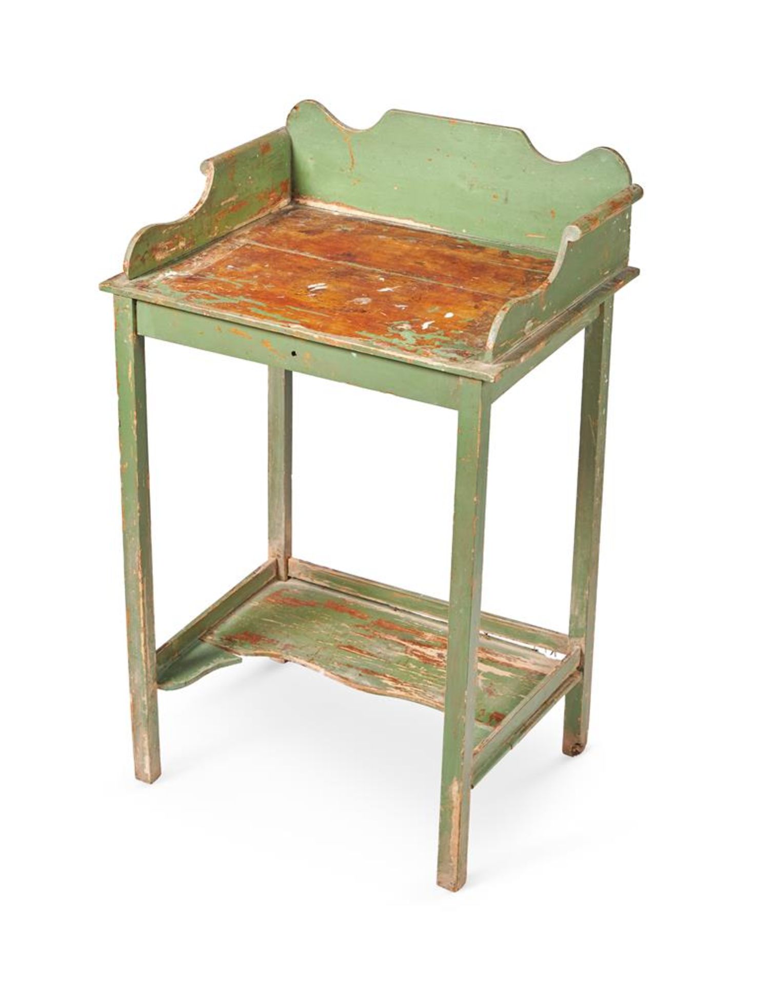 A GREEN PAINTED PINE WASHSTAND, EARLY 20TH CENTURY - Image 4 of 4