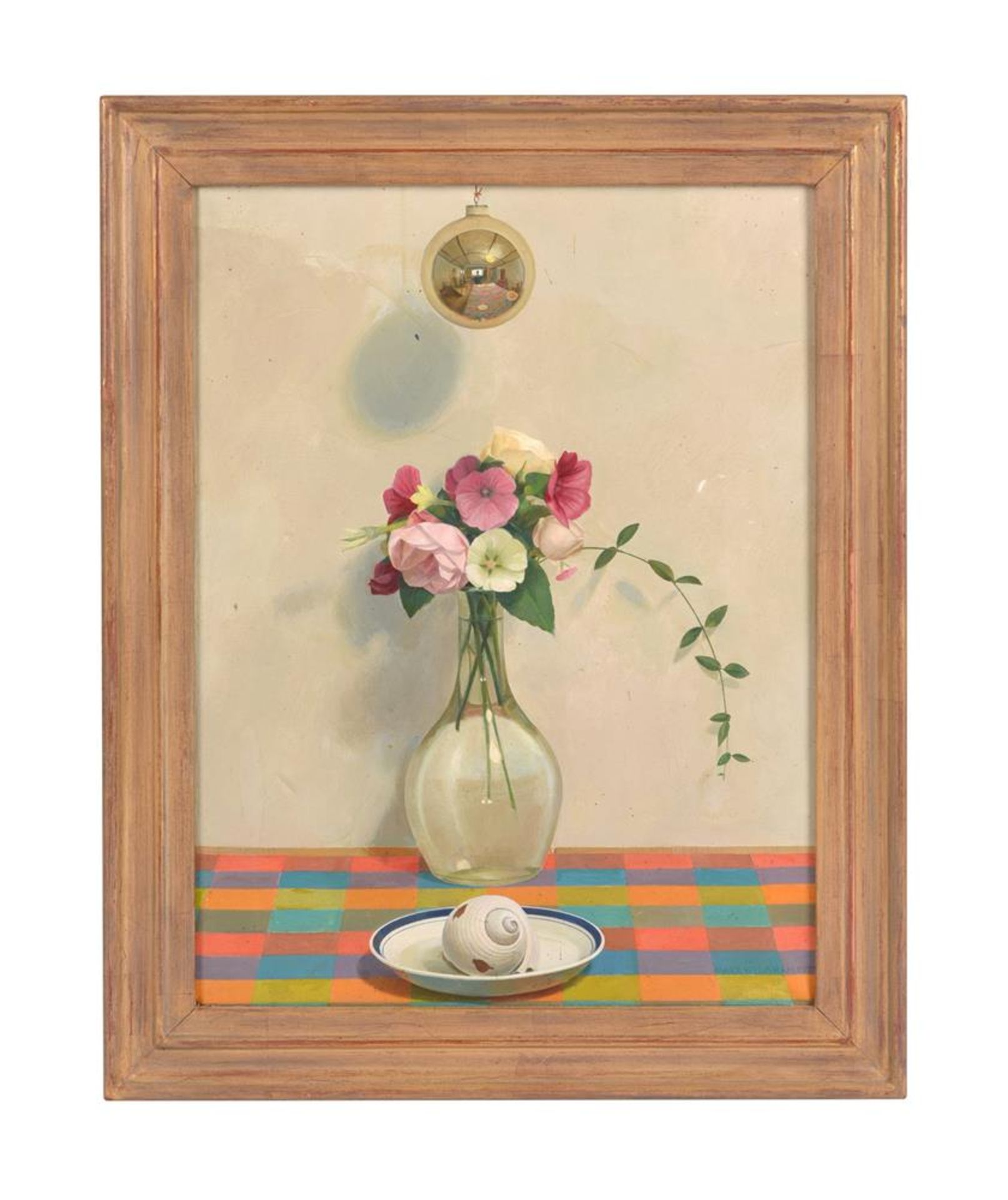 λ MARK WICKHAM (20TH CENTURY), STILL LIFE WITH FLOWERS