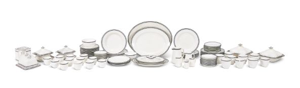 A COMPOSITE WEDGWOOD & Co. AND COLLINGWOOD 'IMPERIAL' PORCELAIN PART DINNER AND BREAKFAST SERVICE