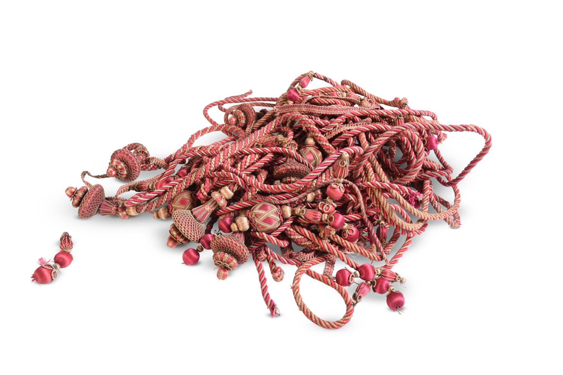 A QUANTITY OF RED AND GOLD PASSEMENTERIE, 20TH CENTURY - Image 3 of 3