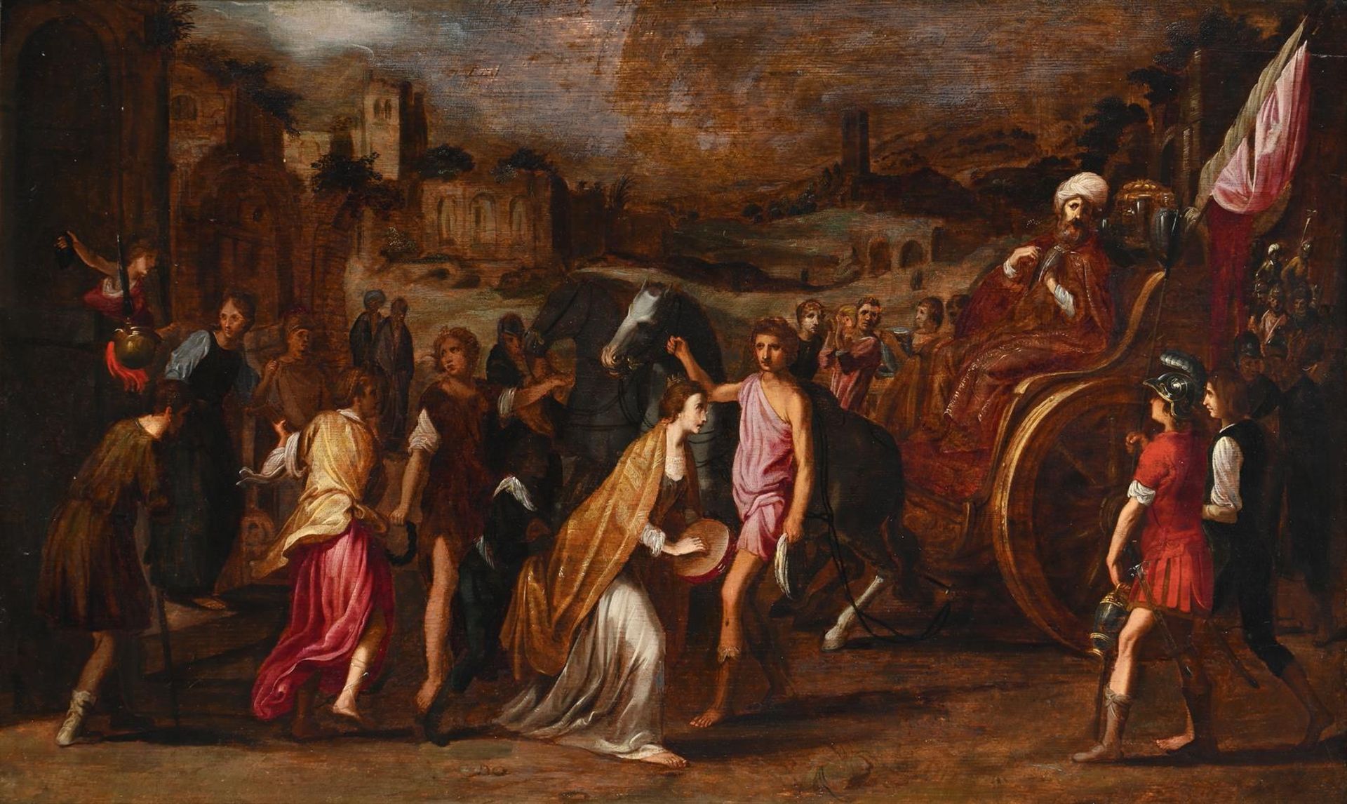 CONTINENTAL SCHOOL (18TH CENTURY), THE PROCESSION