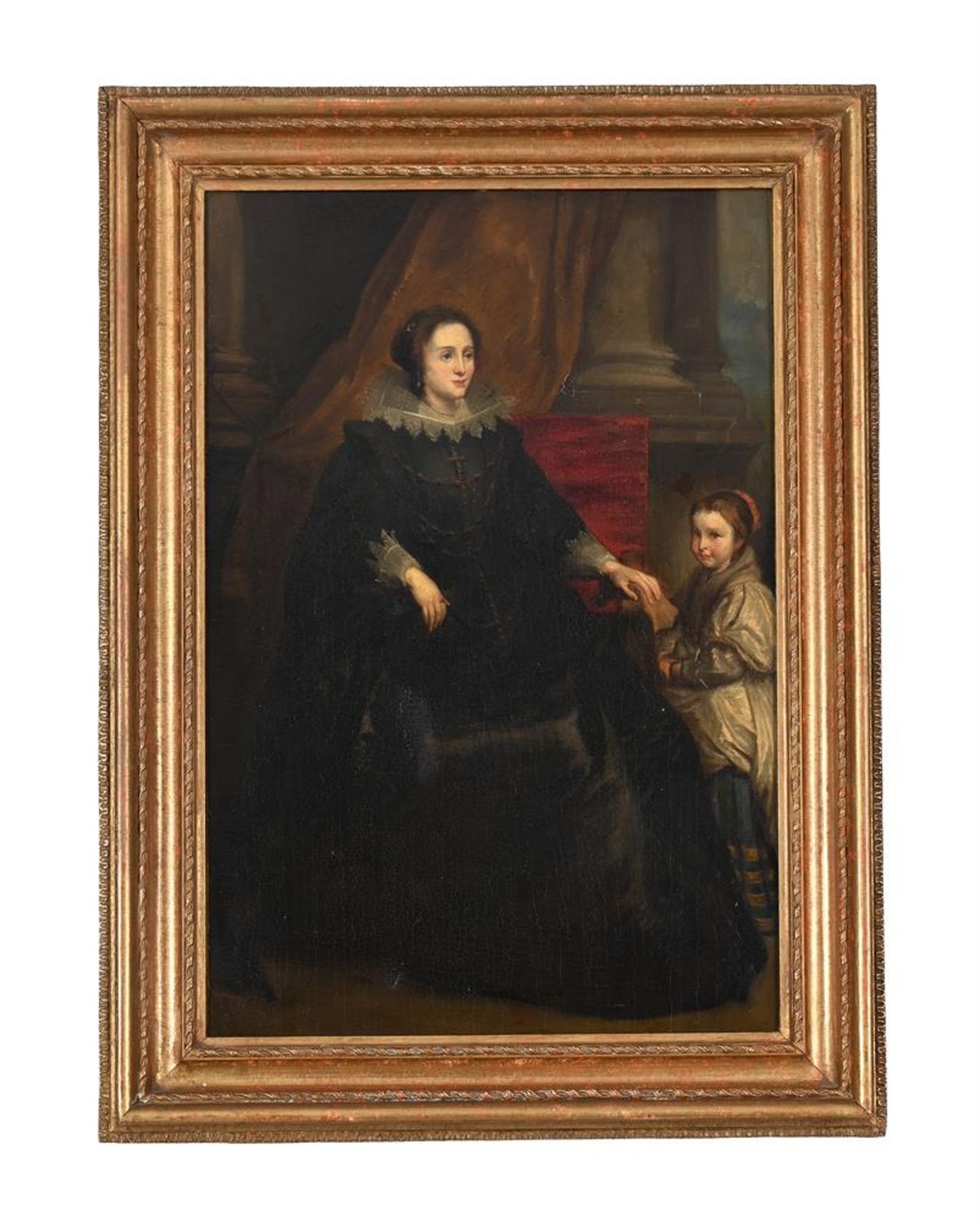 AFTER SIR ANTHONY VAN DYCK, A MOTHER AND DAUGHTER; A FATHER AND SON (2) - Image 4 of 7